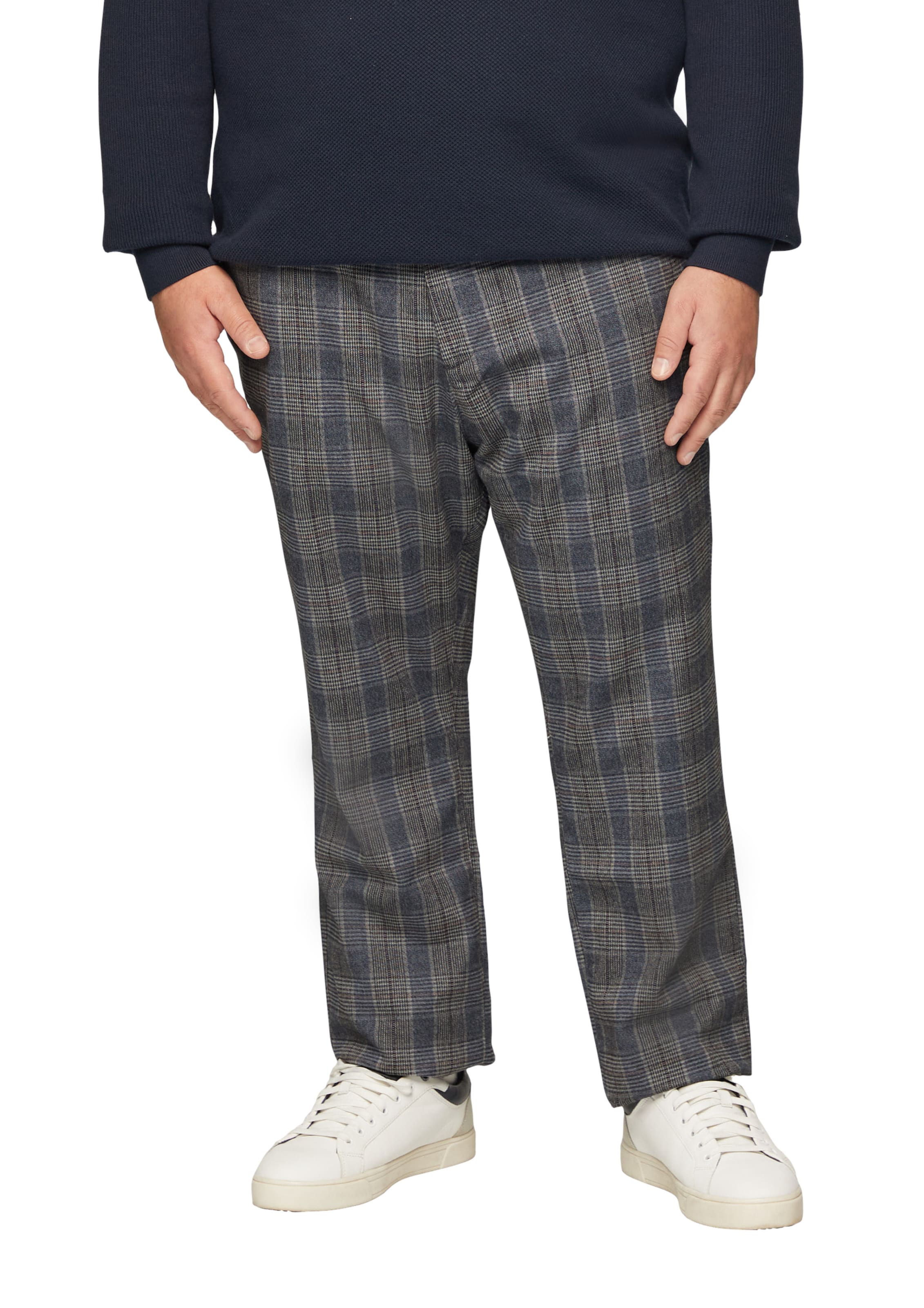s.Oliver Men Big Sizes Regular Pants in Grey