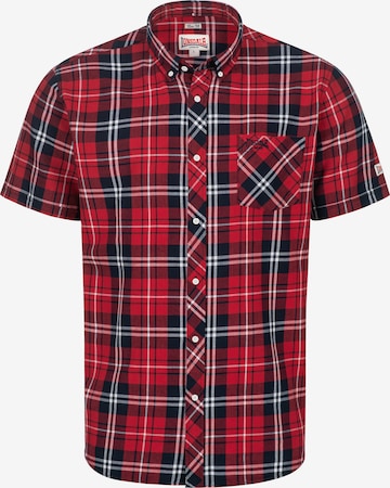 Chemise 'BRIXWORTH' LONSDALE en rouge : devant