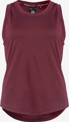 Spyder Sports Top in Red: front