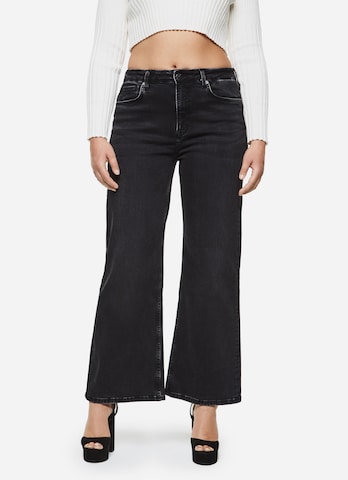 Pepe Jeans Wide leg Jeans 'Dua 90'S' in Zwart: voorkant