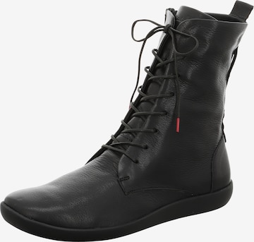 THINK! Lace-Up Ankle Boots 'Nature' in Black: front