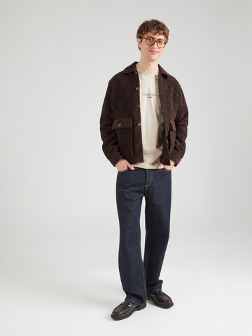 T-Shirt Calvin Klein Jeans en marron