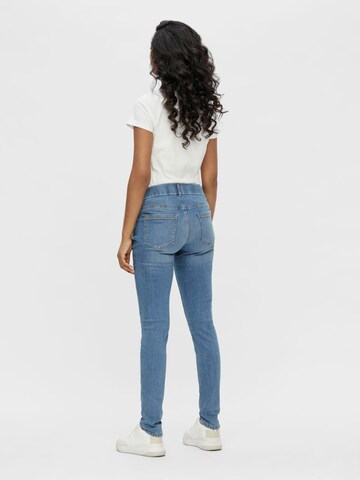 MAMALICIOUS Slimfit Jeans in Blau