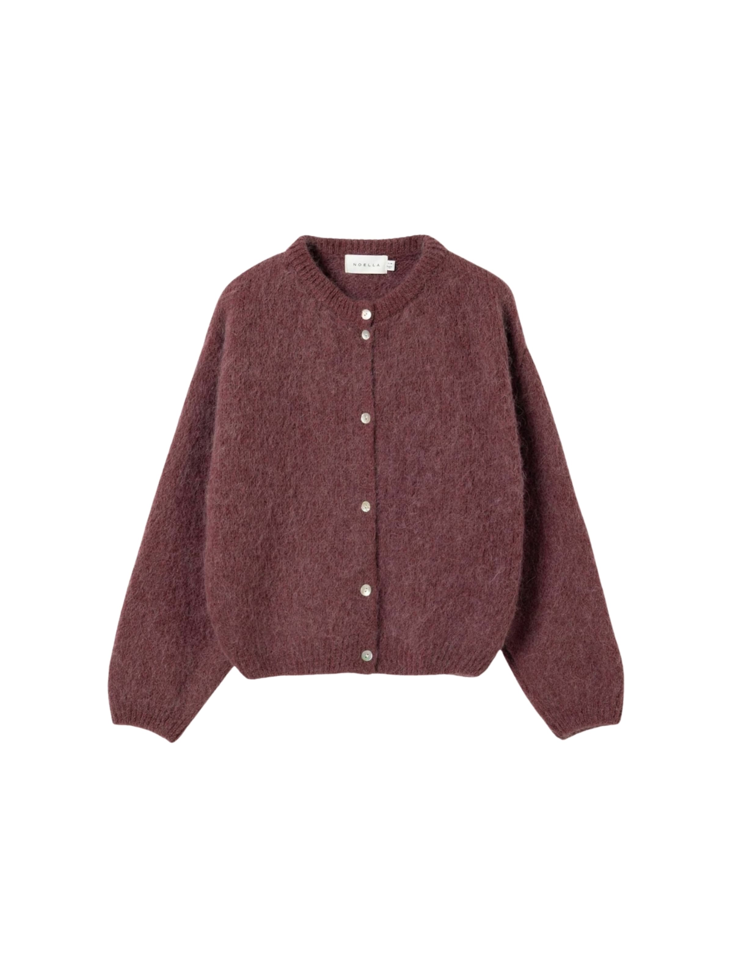 Cardigan ' N-Kae Knit Cardigan ' Noella en rouge : devant