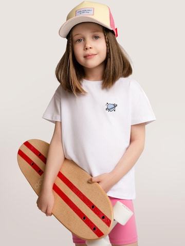 SATURNDAY Shirt 'Herz' in White: front