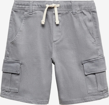 MANGO KIDS Regular Панталон в сиво: отпред