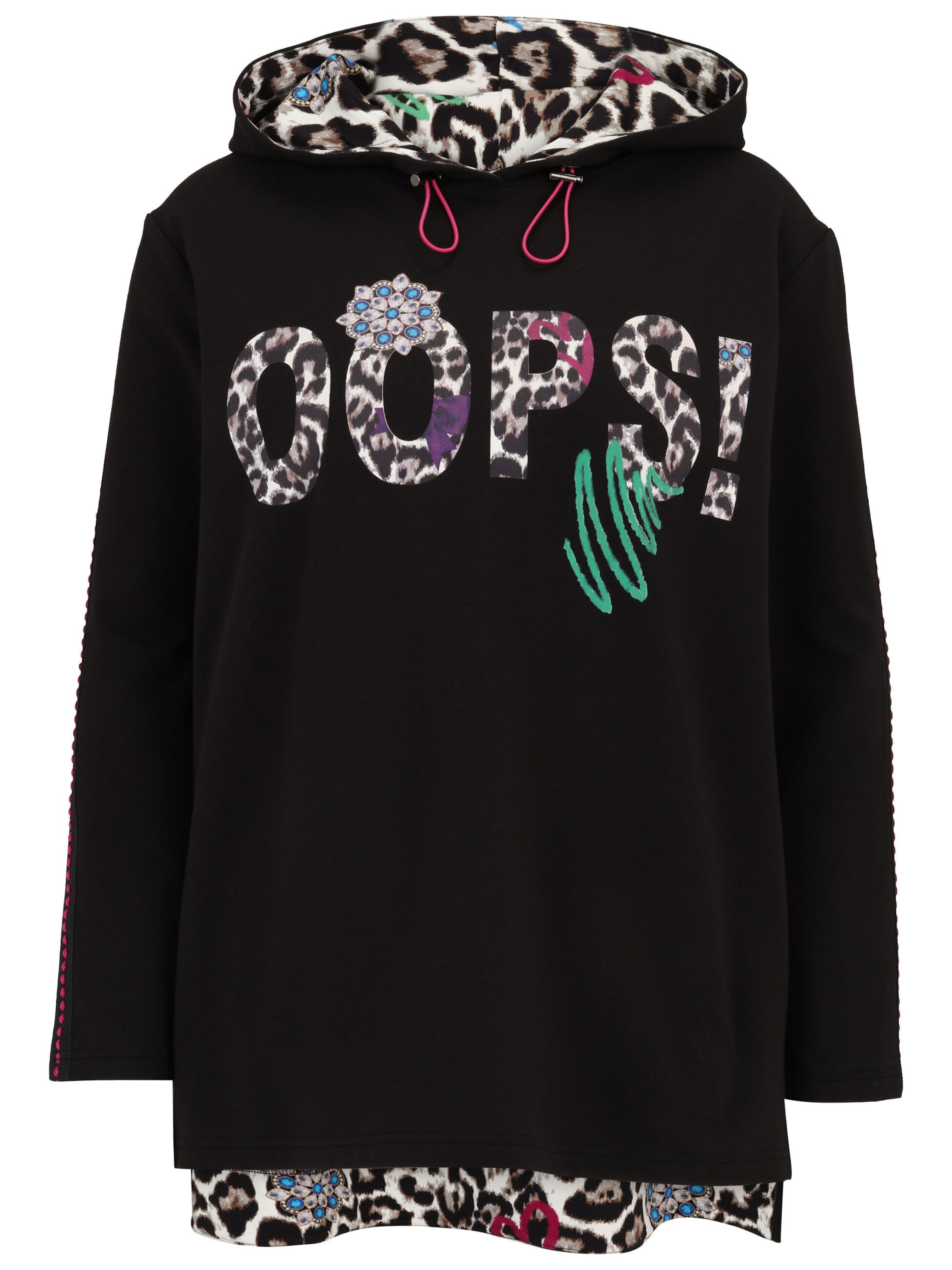 Doris Streich Sweatshirt in Schwarz: Vorderseite