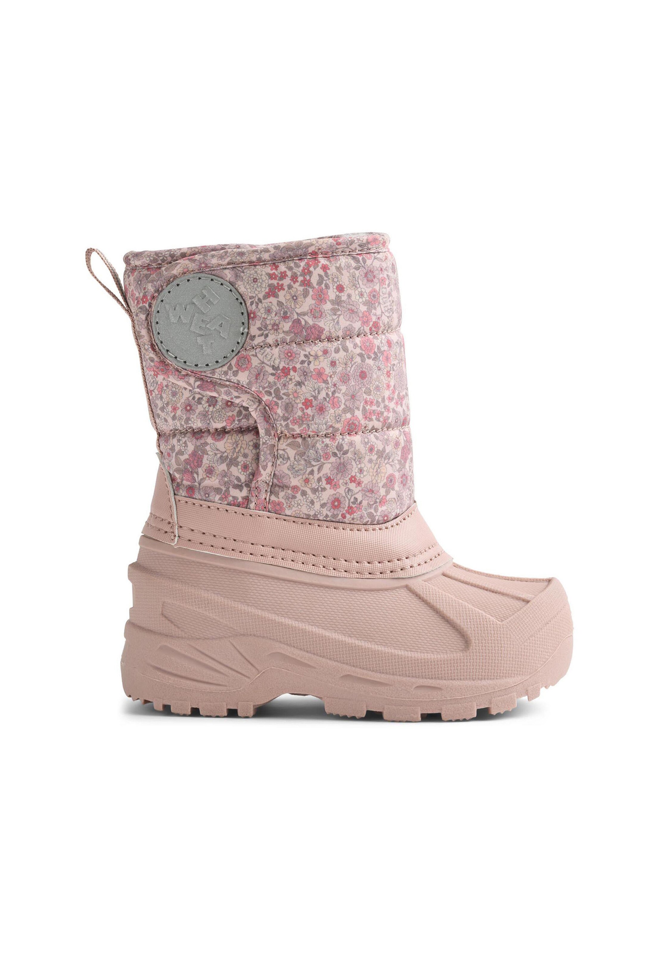 WHEAT Snowboots 'Winty' in dunkelgrün / pink / rosa, Produktansicht