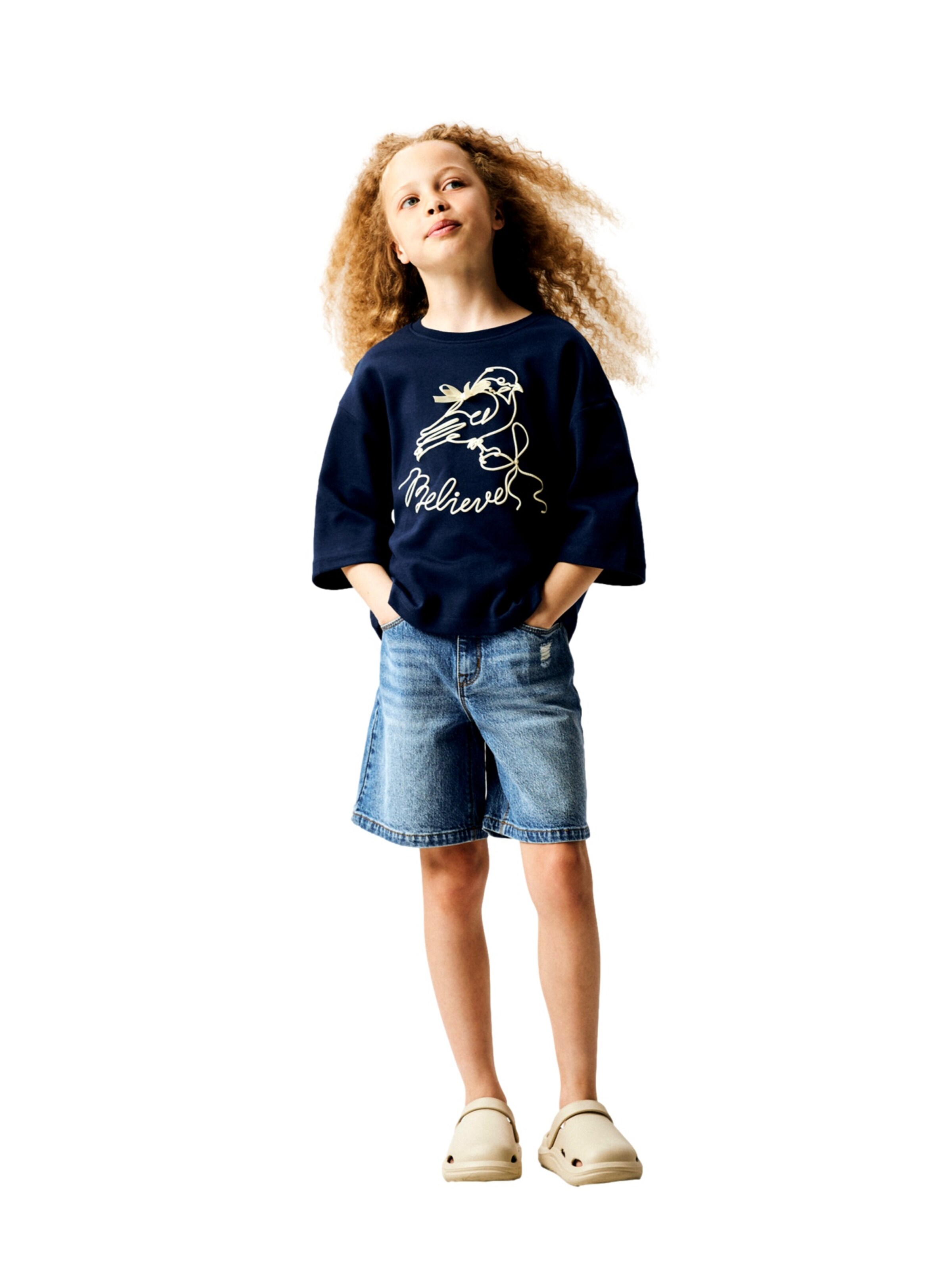 Regular Pantalon 'Rose' NAME IT en bleu