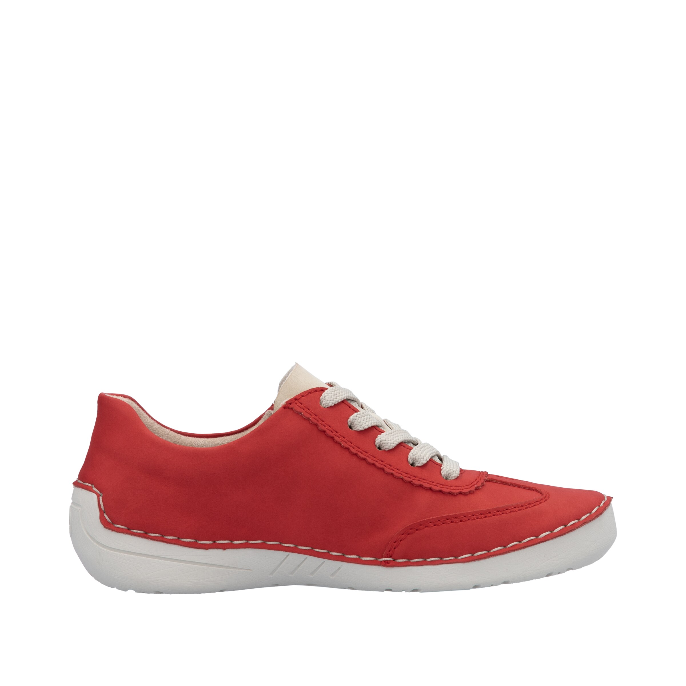 Chaussure de sport à lacets Rieker en rouge