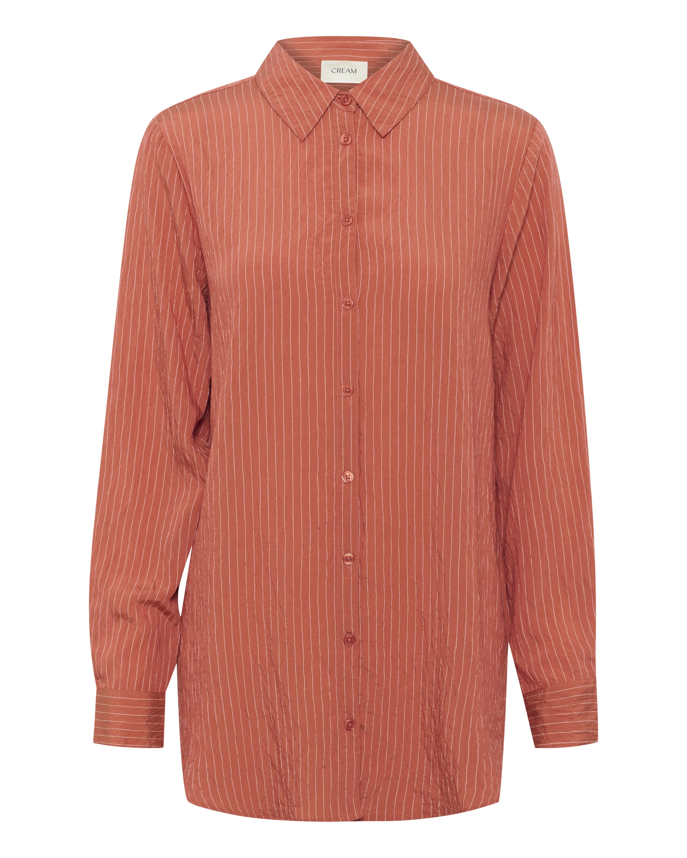 Cream Blouse 'Celia' in Oranje: voorkant