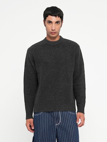 JACK & JONES Pullover 'JORYORK OLLIE' in Grau: Vorderseite