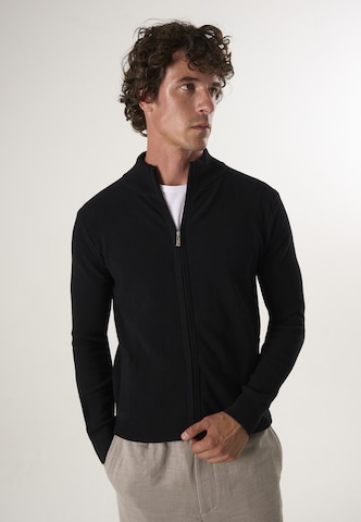 Vestes en maille Felix Hardy en noir : devant