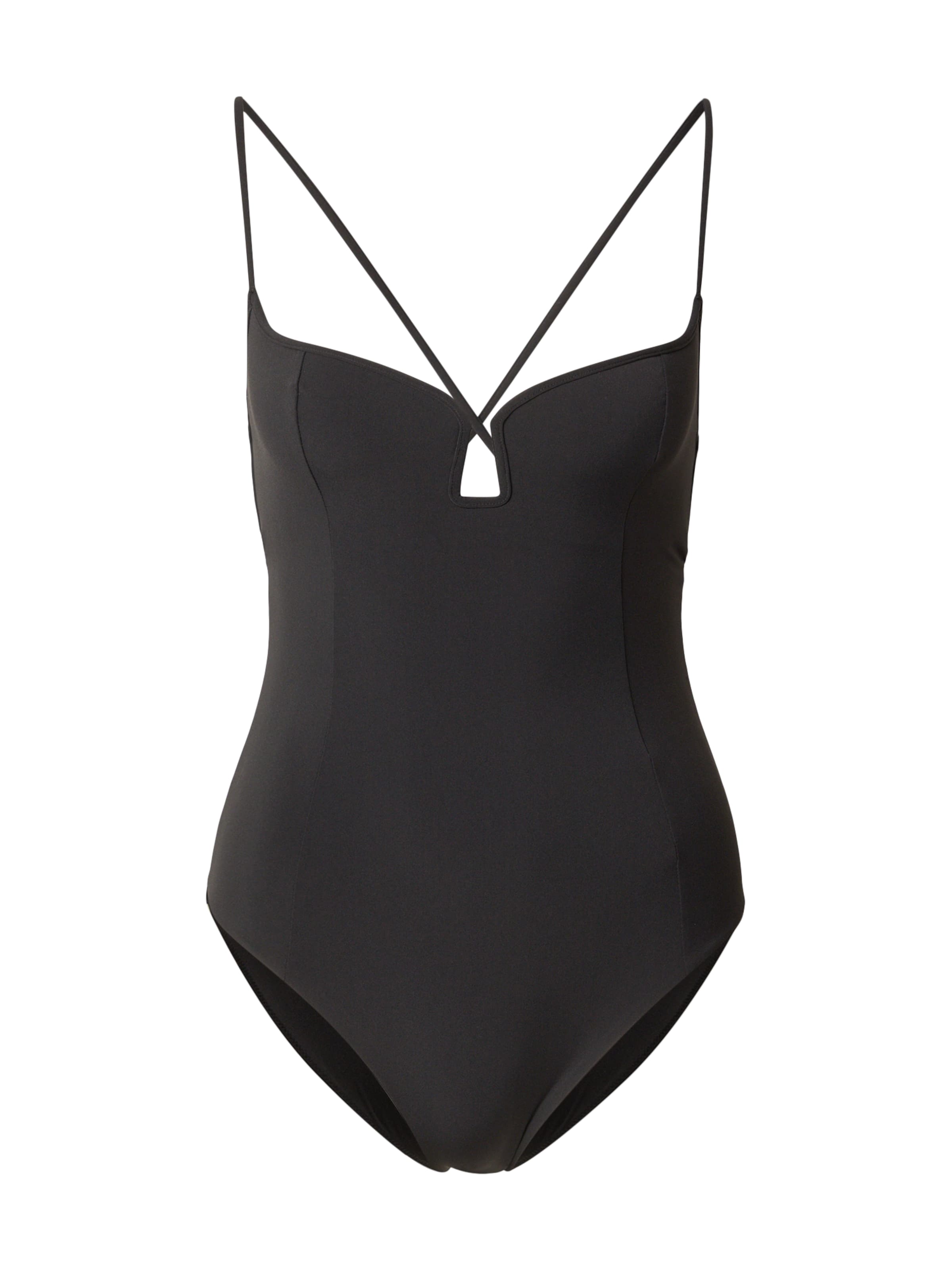 & Other Stories T-shirt Swimsuit 'Bella' in Black: front