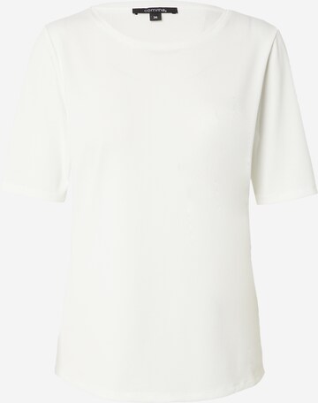 T-shirt COMMA en blanc : devant