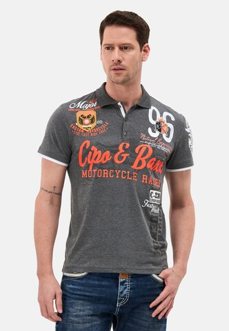 CIPO & BAXX Poloshirt in Grau