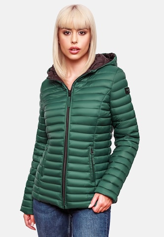 MARIKOO Between-Season Jacket 'Asraa' in Green: front