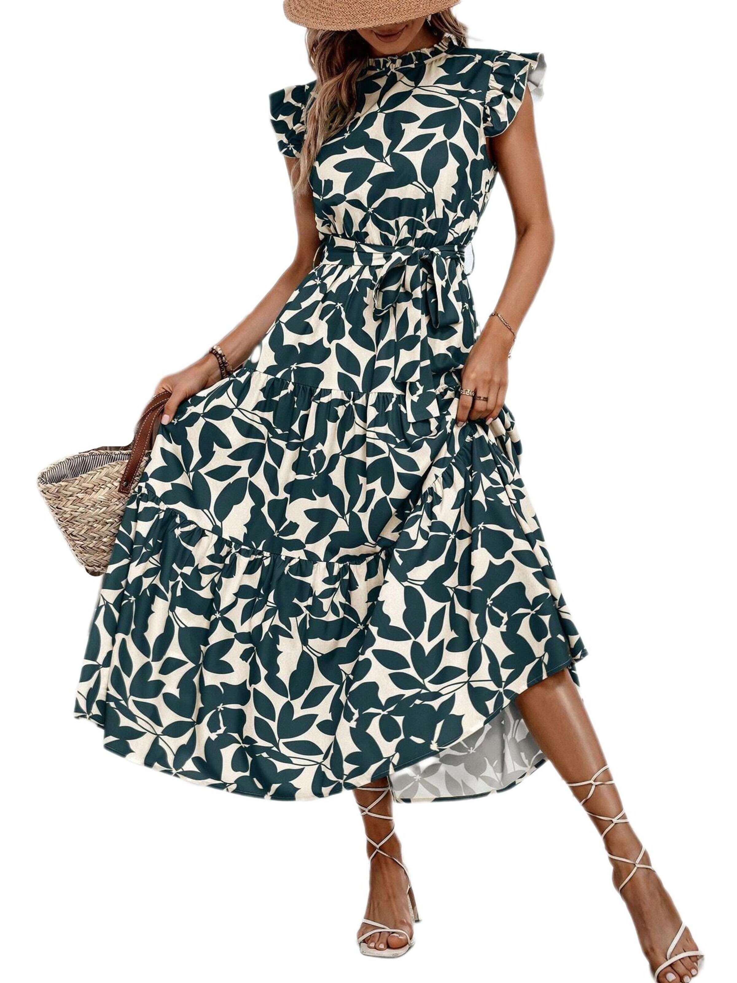 Yesfashion Kleid‌ in Grün: Vorderseite