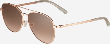 Lunettes de soleil 'SAN DIEGO' MICHAEL Michael Kors en or : devant