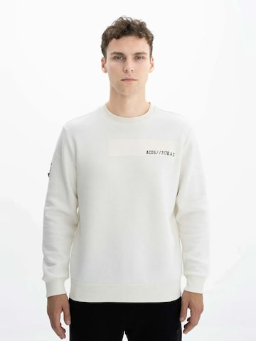 Sweat-shirt Arma en beige : devant