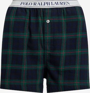 Pantalon de pyjama ' Cozy Flannel ' Polo Ralph Lauren en bleu : devant