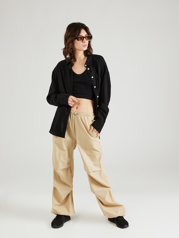 CONVERSE Wide Leg Hose in Beige