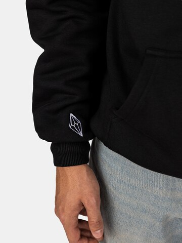 Crystal Paris Sweatshirt 'North' in Zwart