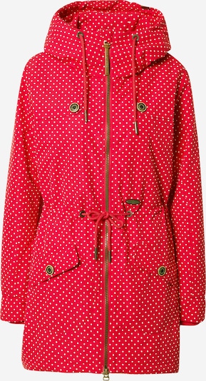 XS dydžio Demisezoninė parka 'CharlotteAK B' iš alife & kickin, spalva – raudona / balta, Prekių apžvalga