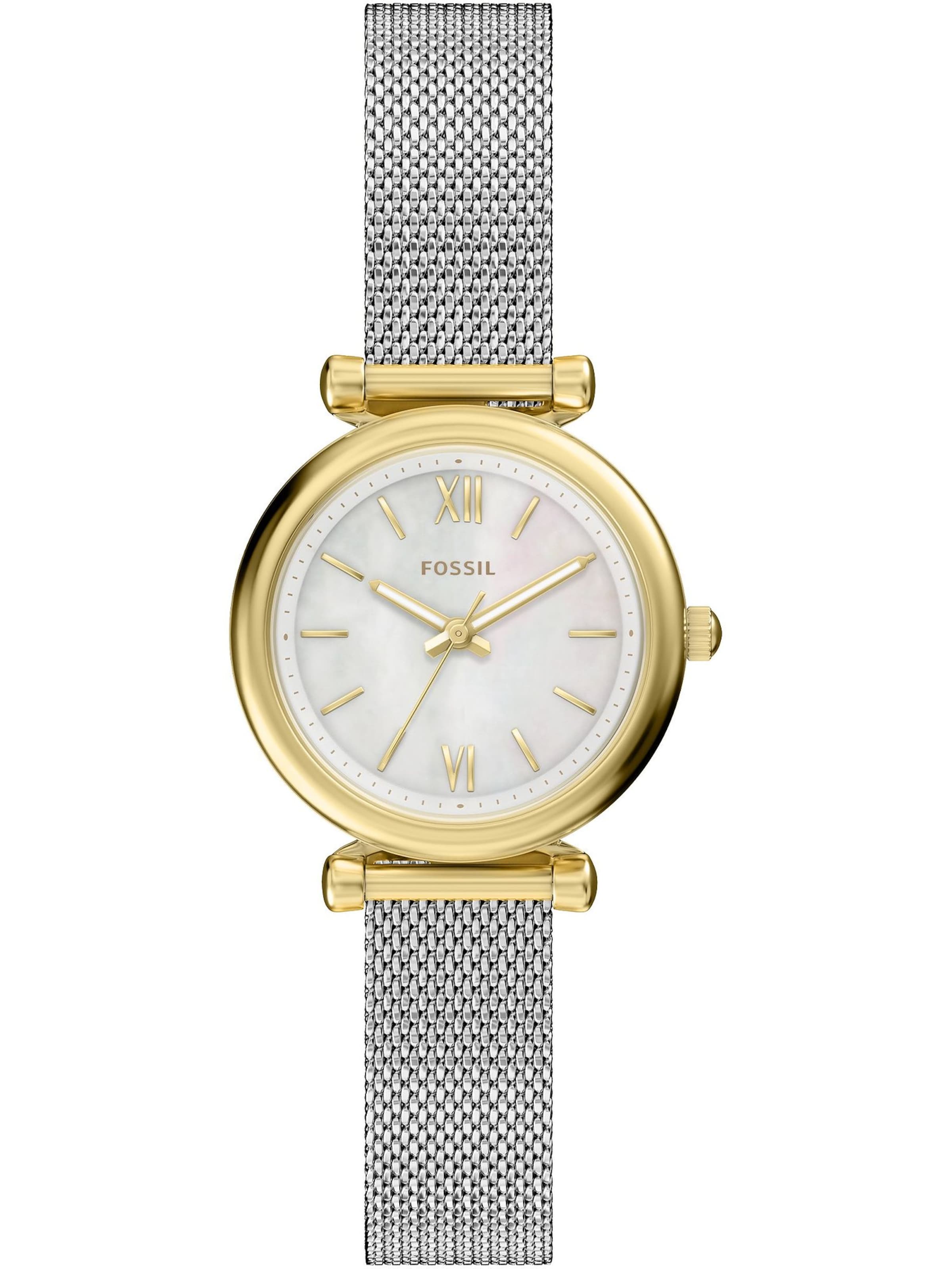 FOSSIL Analoguhr in silber, Produktansicht