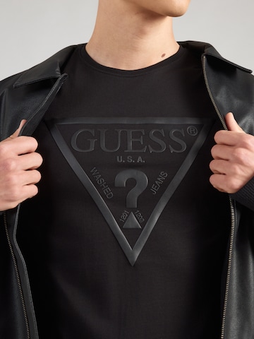 melns GUESS T-Krekls