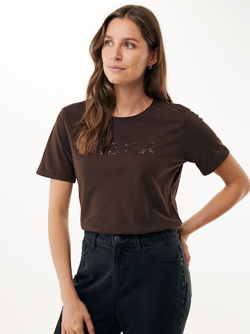 brūns MEXX T-Krekls 'Clover': no priekšpuses