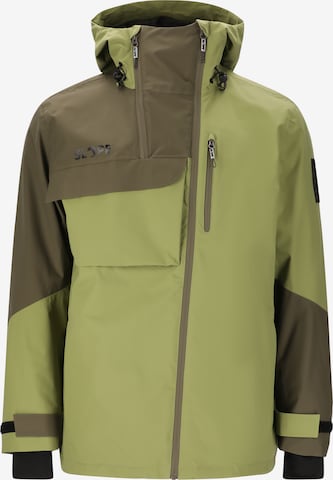 SLOPE Athletic Jacket 'Zuko' in Green: front