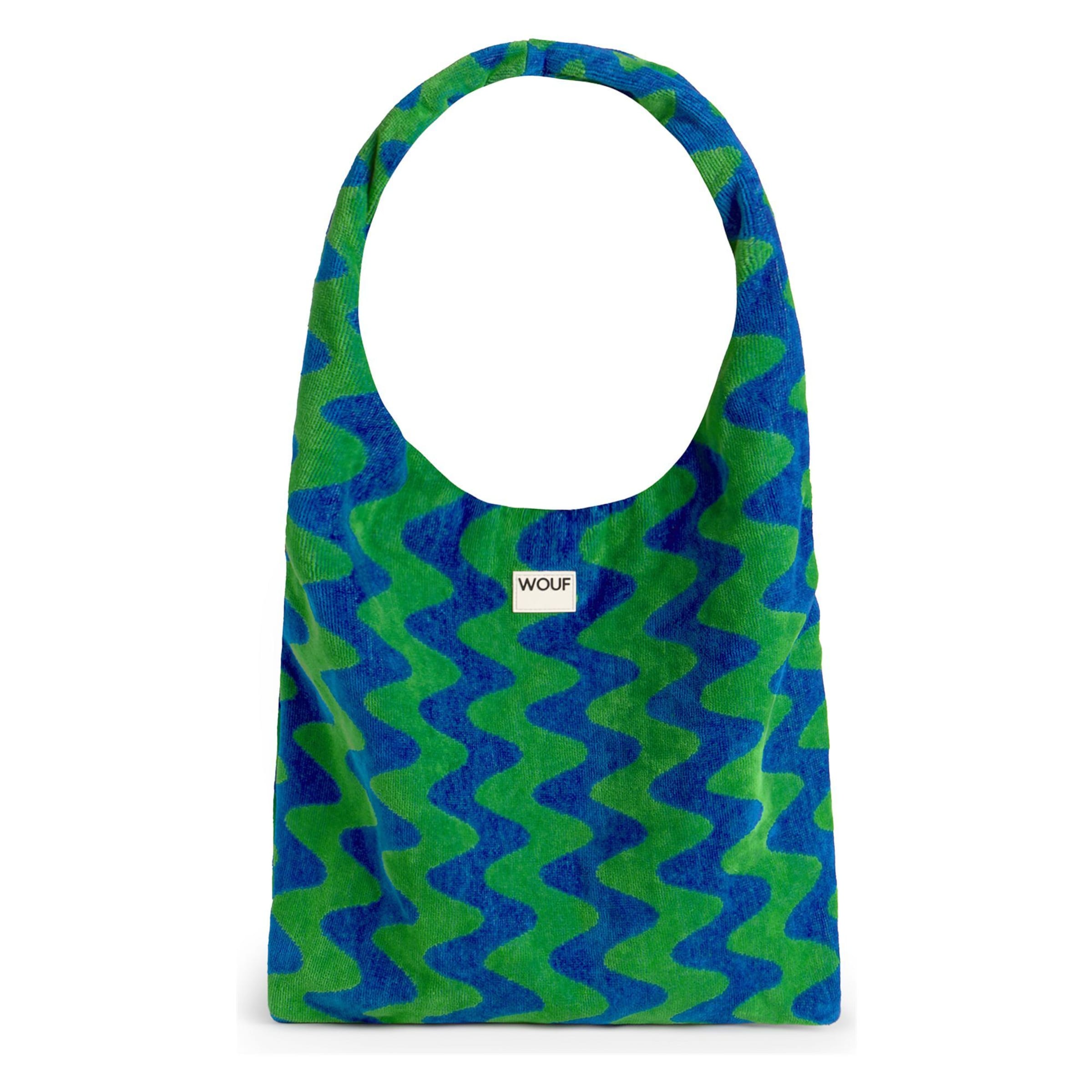 Borsa a spalla 'Terry' di Wouf in blu: frontale