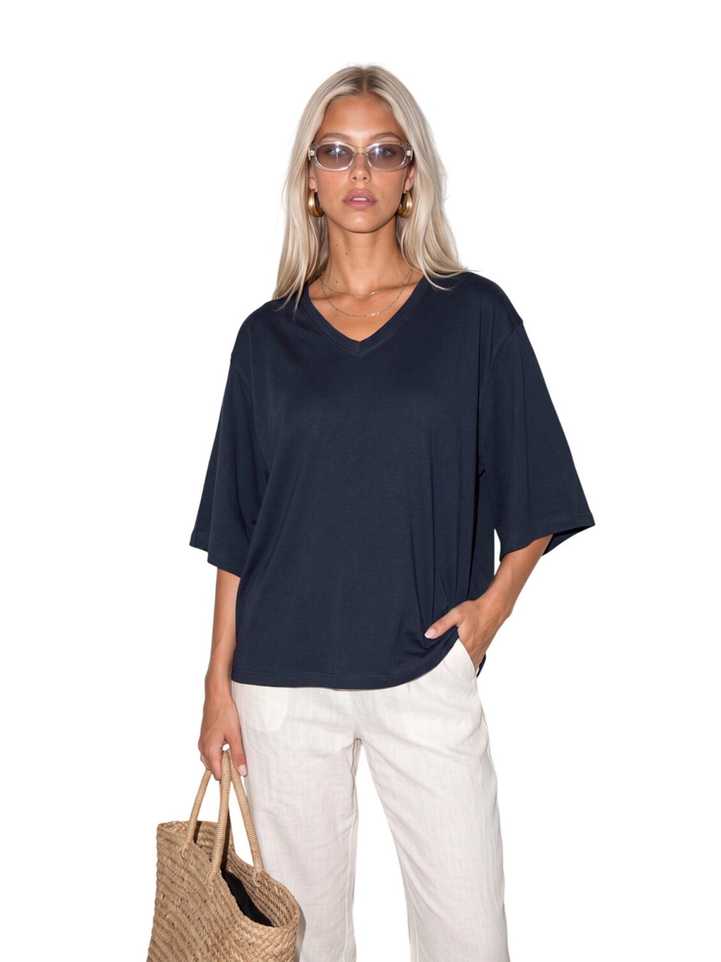 No Matter What Shirt in Blauw: voorkant