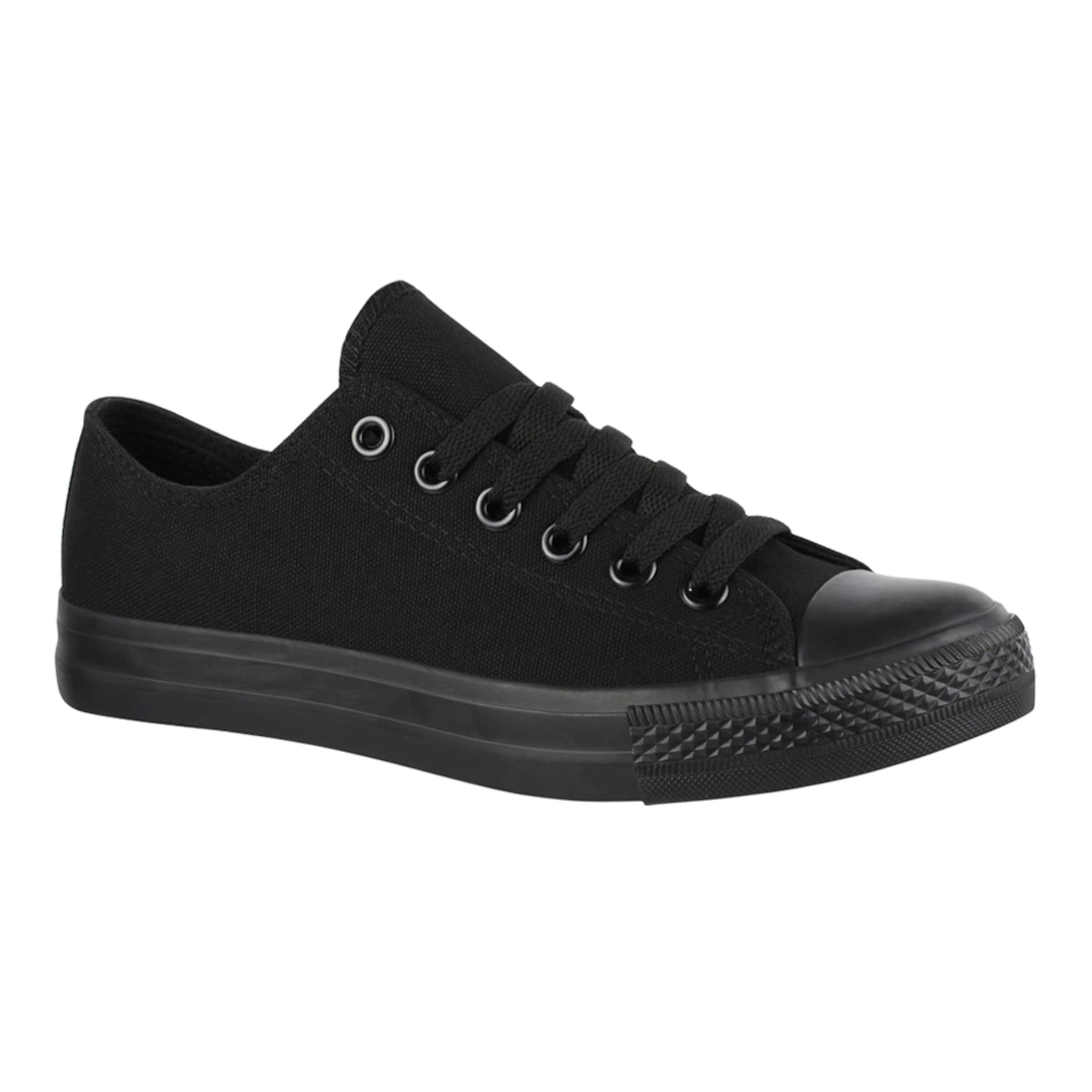 Elara Sneaker in Schwarz: Vorderseite