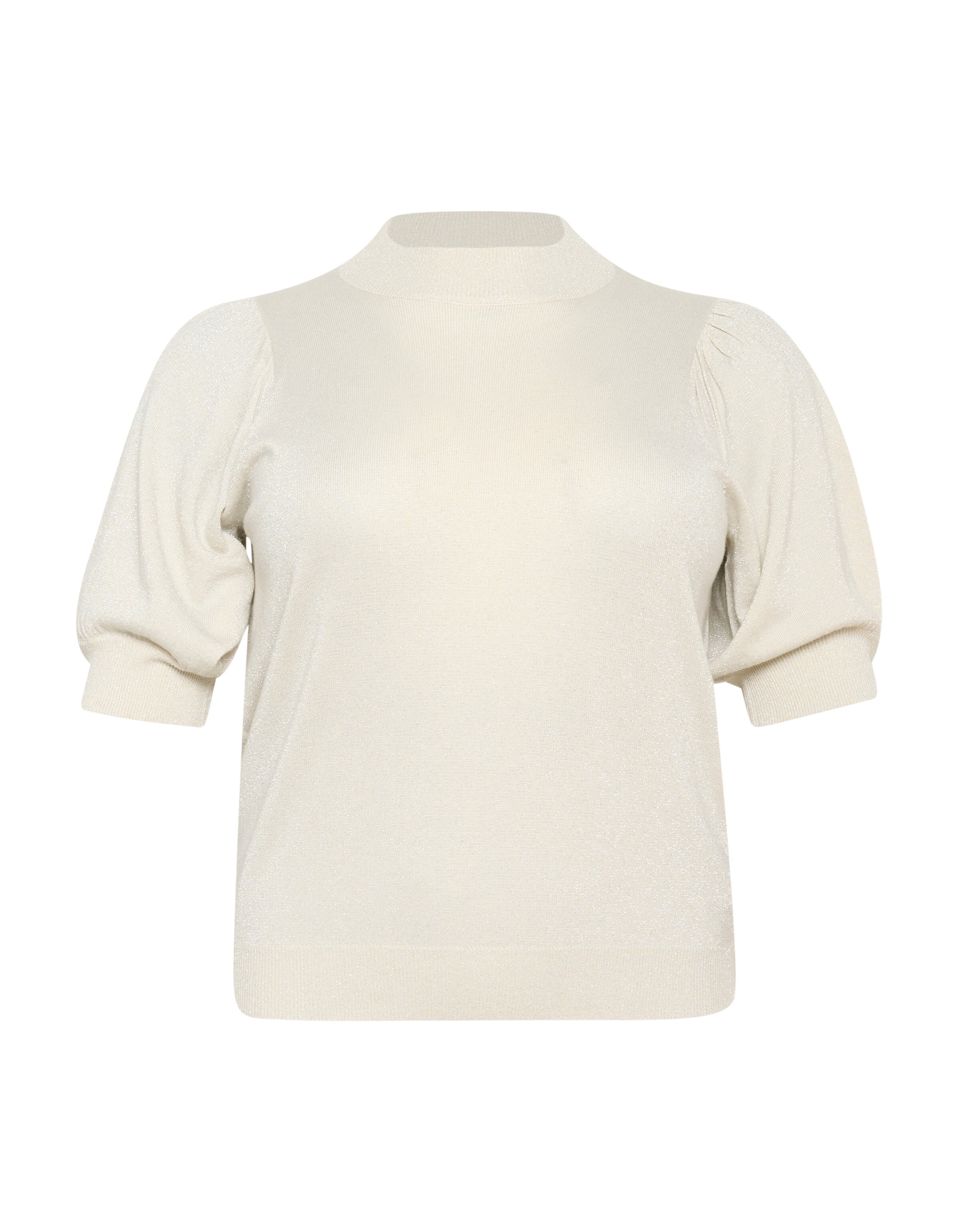 KAFFE CURVE Pullover 'KC Regitta' in Weiß: Vorderseite