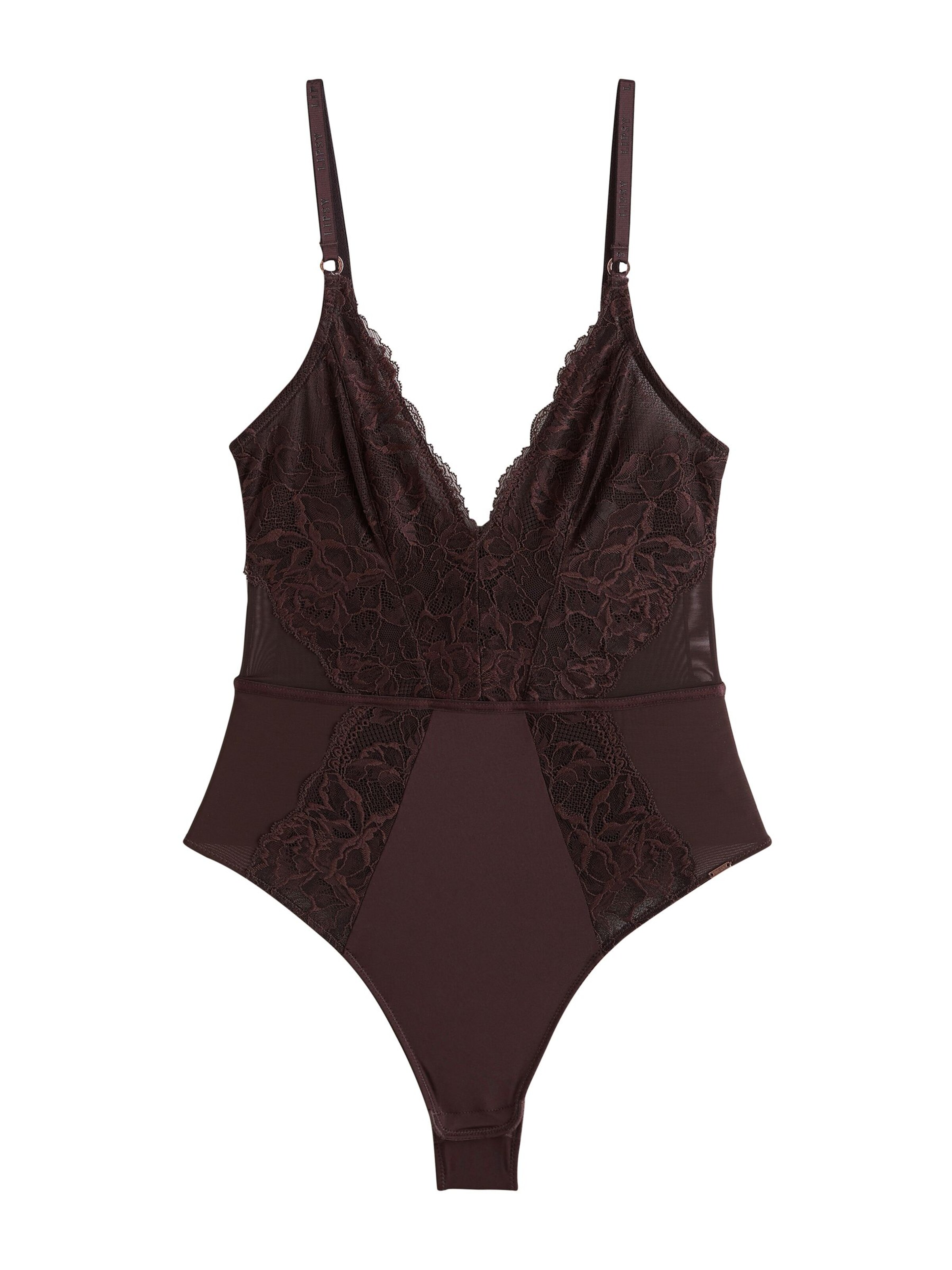 Lipsy Body in Bruin: voorkant