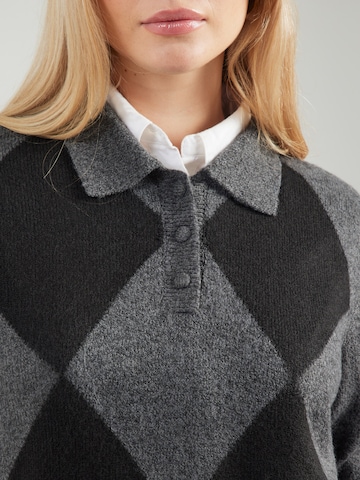 JDY Sweater 'JDYMARA' in Grey