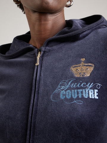 Juicy Couture Tepláková bunda 'HER MAJESTY ROBYN' - Modrá