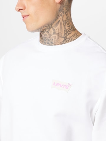 LEVI'S ® Μπλούζα φούτερ 'Relaxd Graphic Crew' σε λευκό