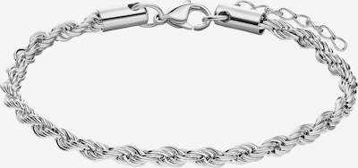 Lucardi Armband 'Glitzerndes Basic' in silber, Produktansicht