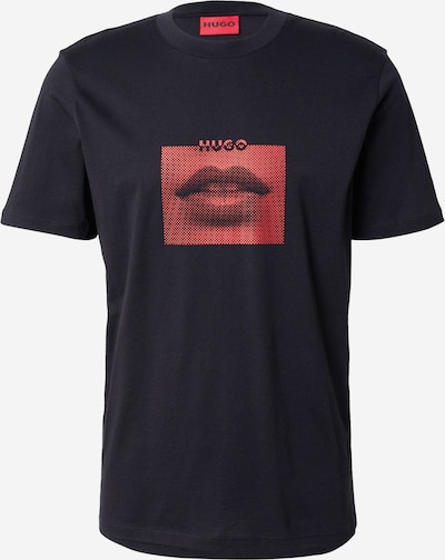 HUGO Paita 'Deterni' värissä vaaleanpunainen / musta, Tuotenäkymä