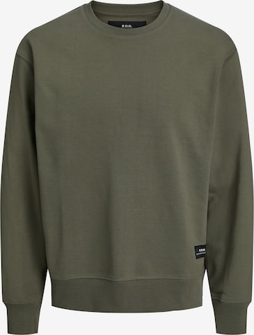 R.D.D. ROYAL DENIM DIVISION Sweatshirt in Groen: voorkant