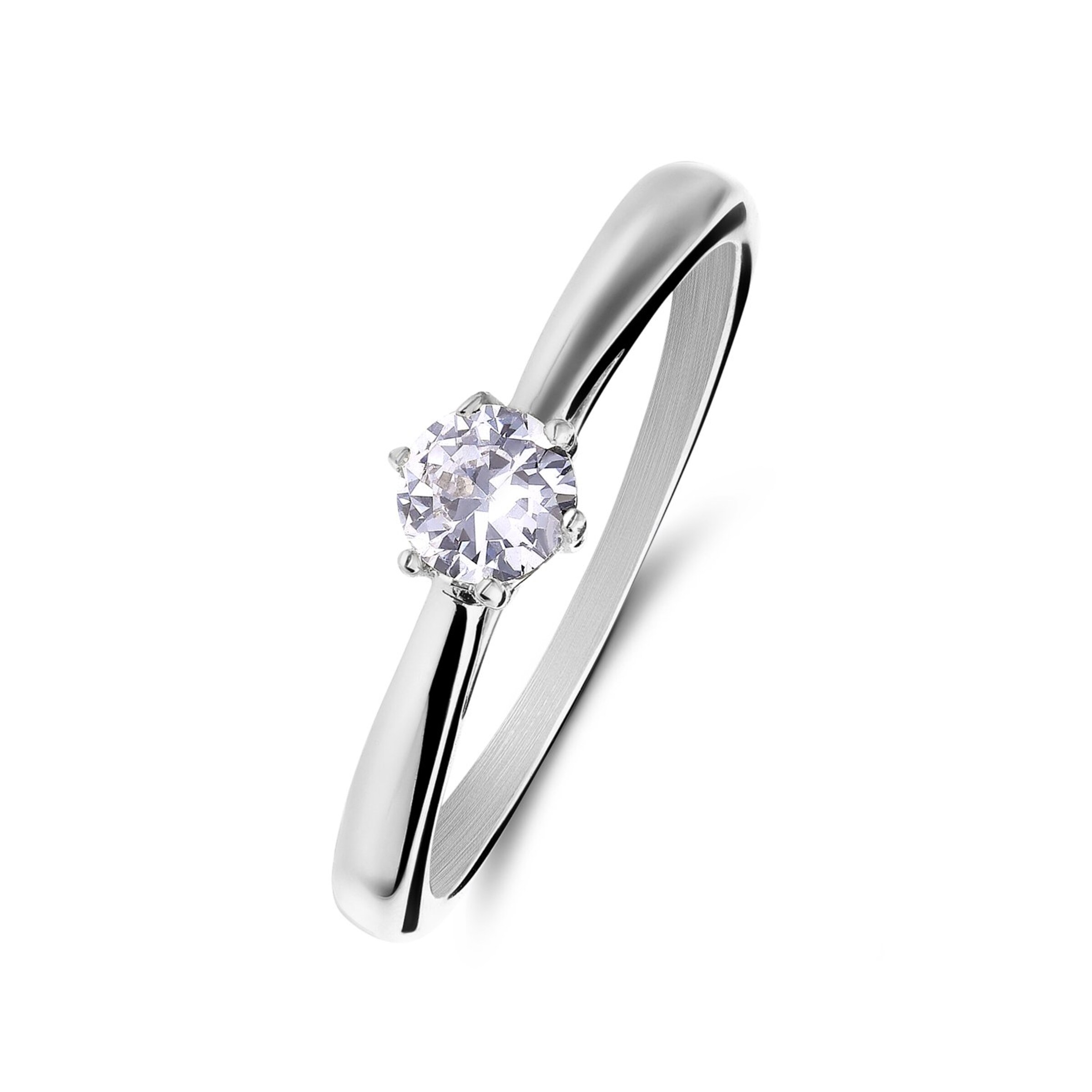 Lucardi Ring in Silver: front