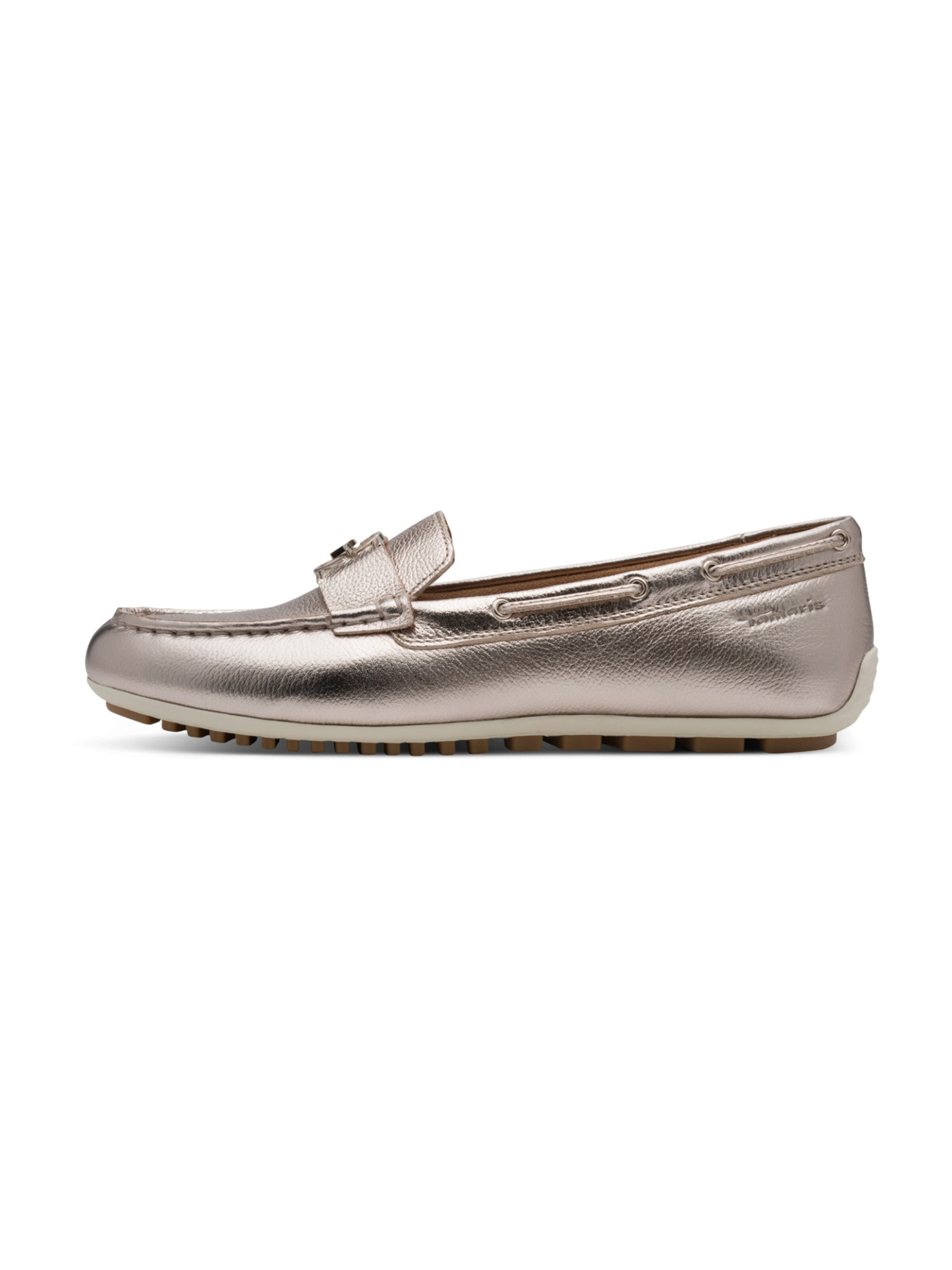 Tamaris Moccasins in Silver