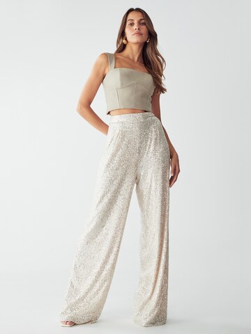 Wide Leg Pantalon 'SADEE ' BWLDR en beige