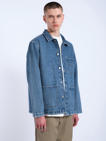Dr. Denim Tussenjas 'Devon Worker Jacket' in Blauw