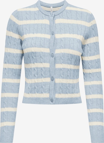 ONLY Strickjacke 'ONLKATIA' in Blau: Vorderseite