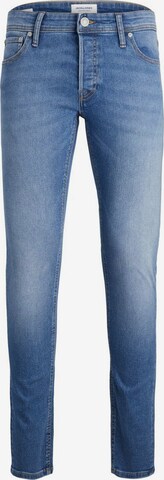 Jack & Jones Junior Slimfit Jeans 'Liam' in Blauw: voorkant