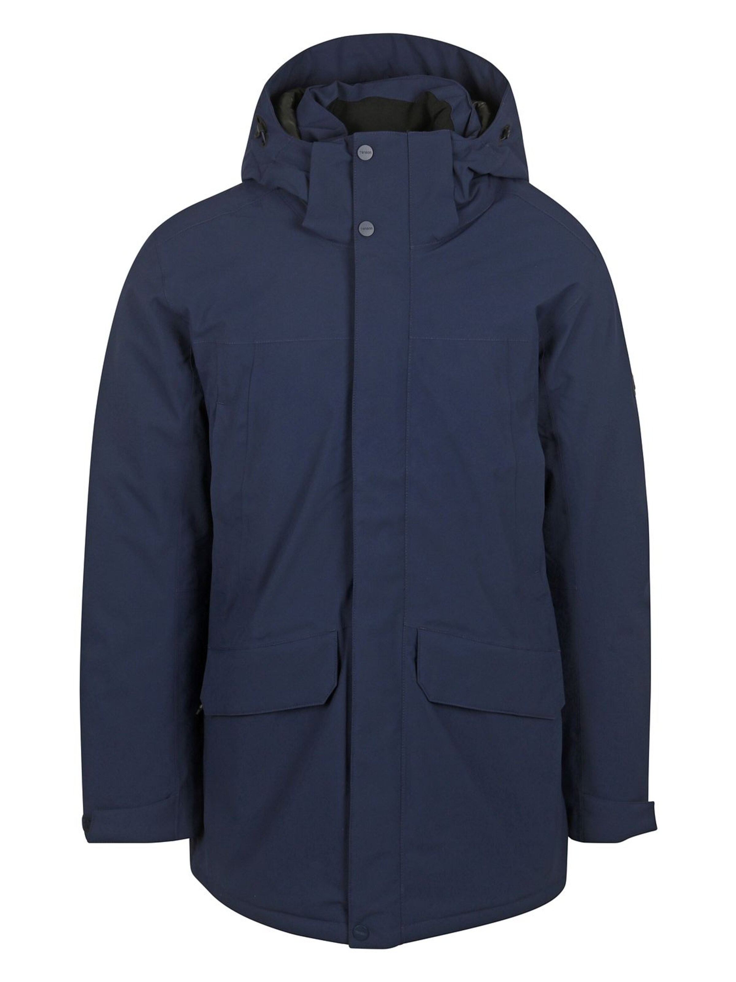 TENSON Winter Coat 'Dave' in Blue: front